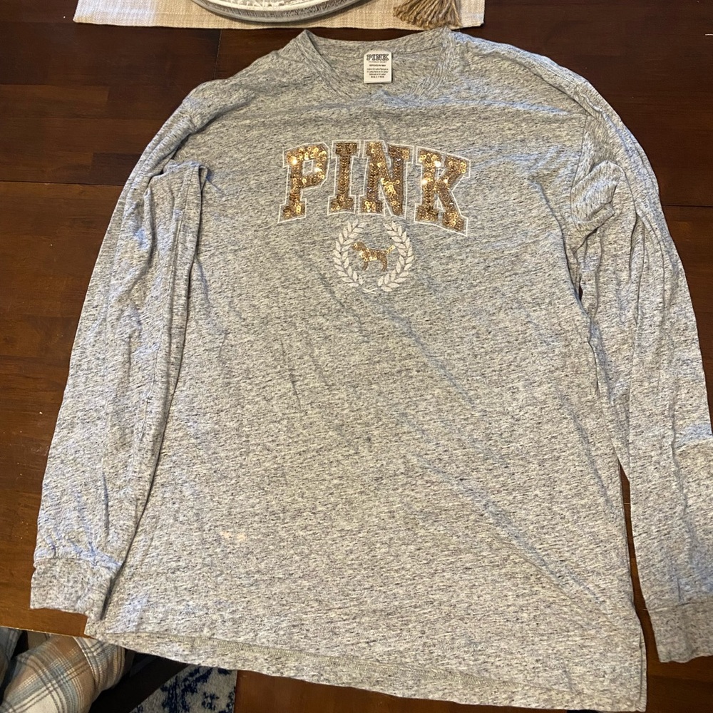 Pink Victorias Secret Long-sleeved shirt - Picture 1 of 3